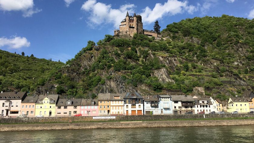 Castle on Rhine River